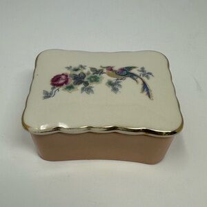 Vintage Kaolena of California China Trinket Box with Lid A3